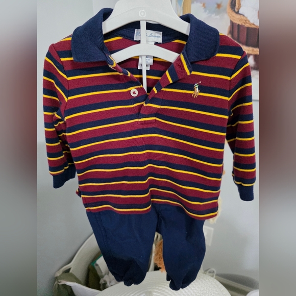 Ralph Lauren Other - Ralph Lauren Kids Polo - Navy, Yellow, Red Stripes